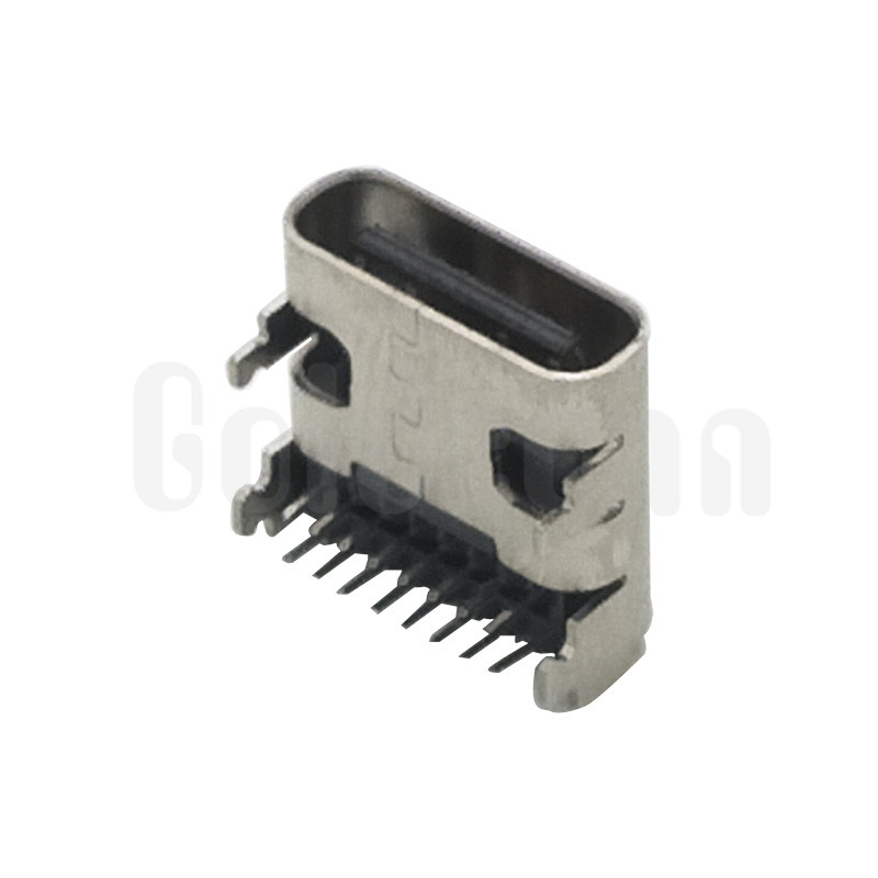 Type C USB 16PIN Female Connector-CF-DIP-002