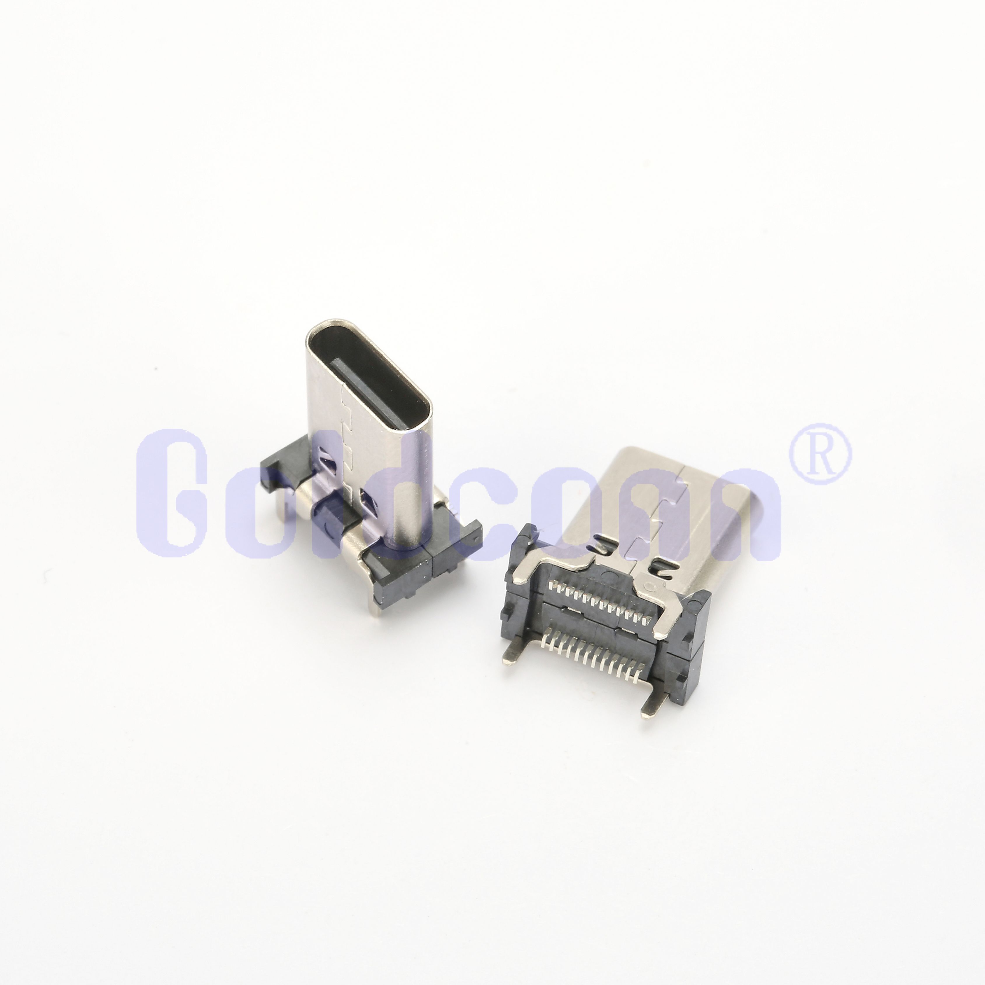 CF251-24LB01R-C3 Type C USB Female 24PIN Vertical,Dual Row,SMT