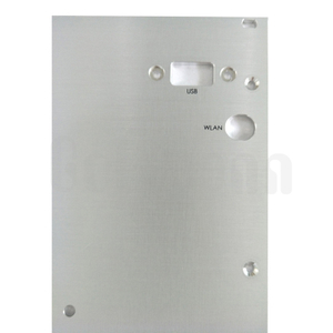 CNC Machining Process-Metal Front Plate