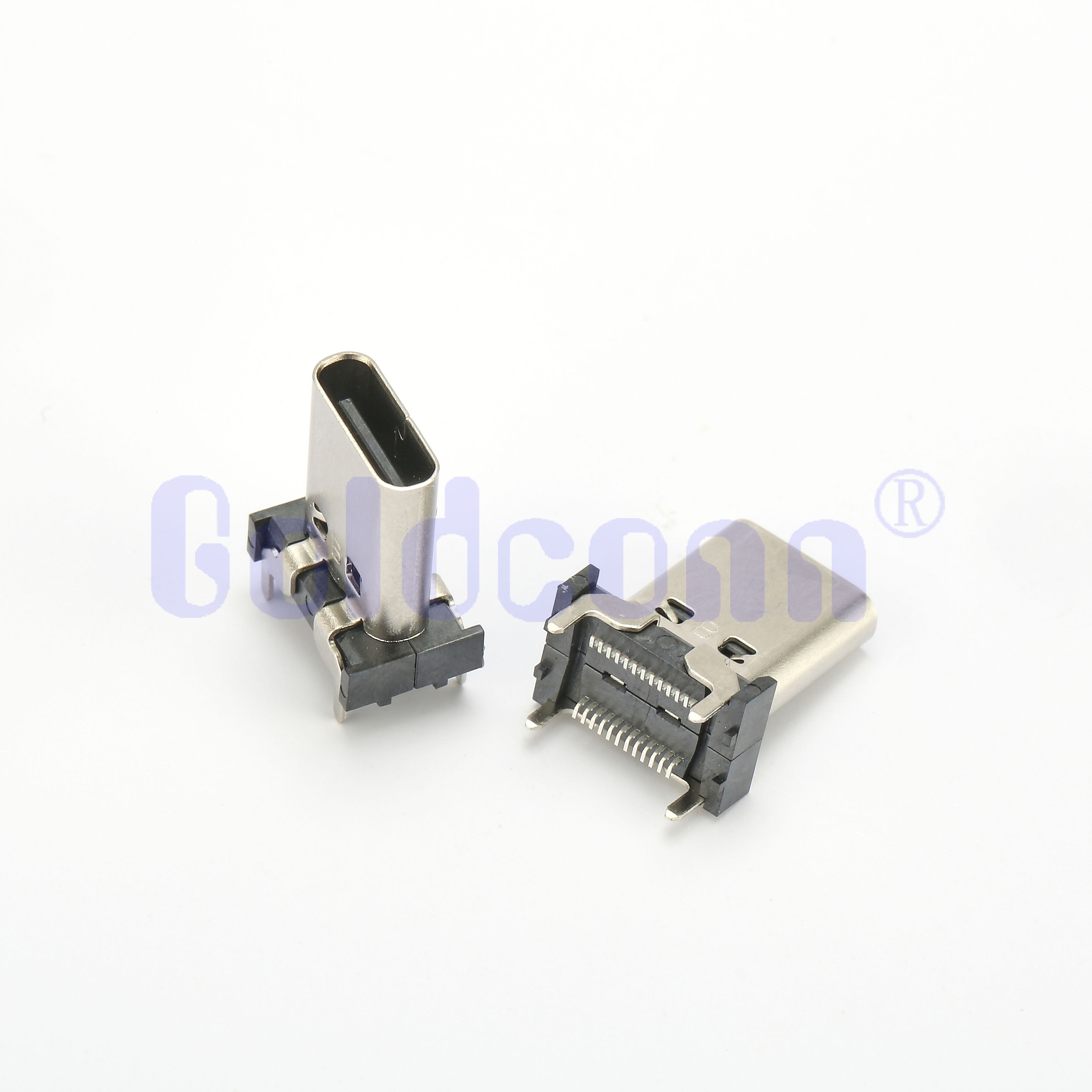 CF102-24LB01R-C3 Type C USB Female 24PIN Vertical,Dual Row,SMT