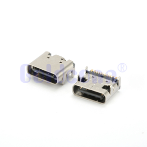 CF146-16LB12R-01 Type C TID USB 16 PIN Female Connector Top Mount