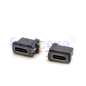 CF272-16LB11-68 Type C USB 16PIN Female Connector Waterproof DIP Upright